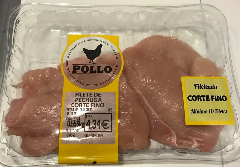 Pechuga de Pollo Corte Fino