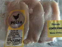 Pechuga de pollo corte fino