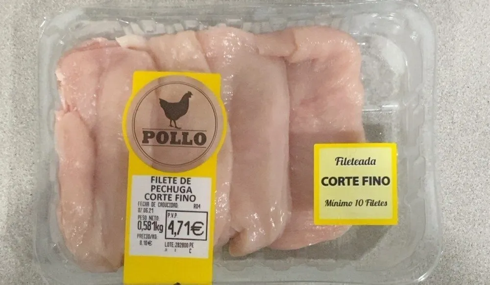 Filete pechuga pollo