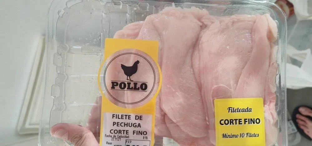 Filete de pechuga corte fino