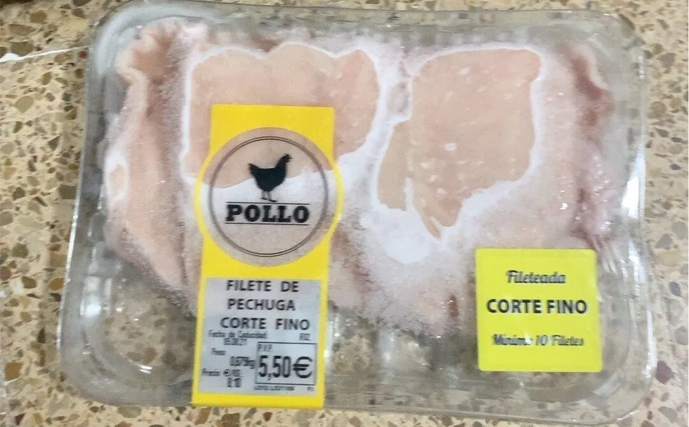 Filete  de pechuga de pollo