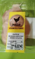 Filete de pechuga corte fino