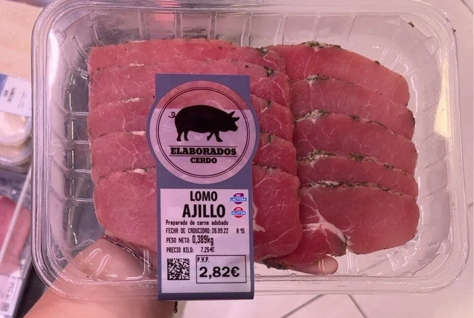 Filete lomo al ajillo