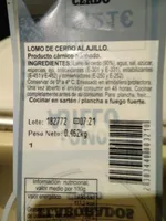 Lomo de cerdo al ajillo