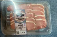 Lomo de cerdo al ajillo