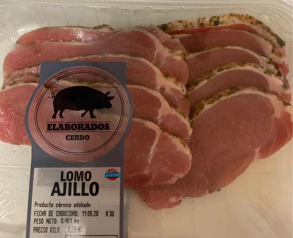 Lomo al ajillo