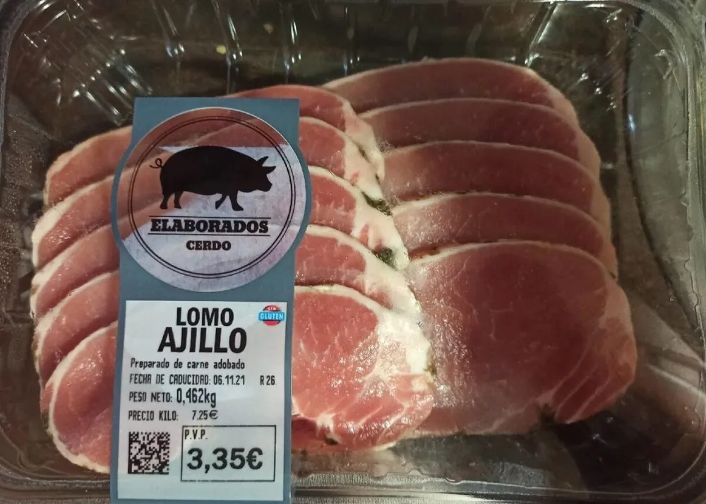 Lomo de cerdo al ajillo