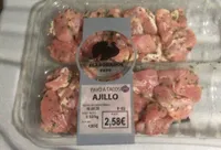 Pavo a tacos ajillo