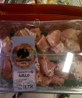 Pavo a tacos al ajillo