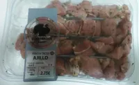 Pavo a tacos al ajillo
