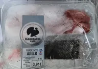 Pavo a tacos ajillo