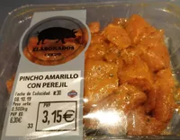 Pincho de cerdo con perejil