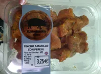 Pincho amarillo con perejil