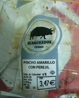 Pincho amarillo con perejil
