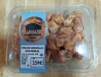 Pincho amarillo con perejil