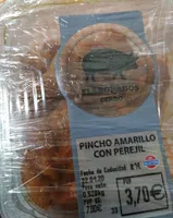 Pincho amarillo con perejil