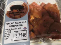 Pincho amarillo con perejil