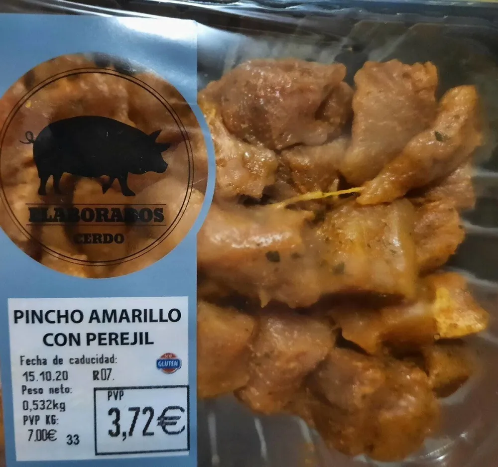 Pincho Amarillo Con Perejil