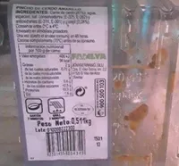 Pincho de cerdo amarillo