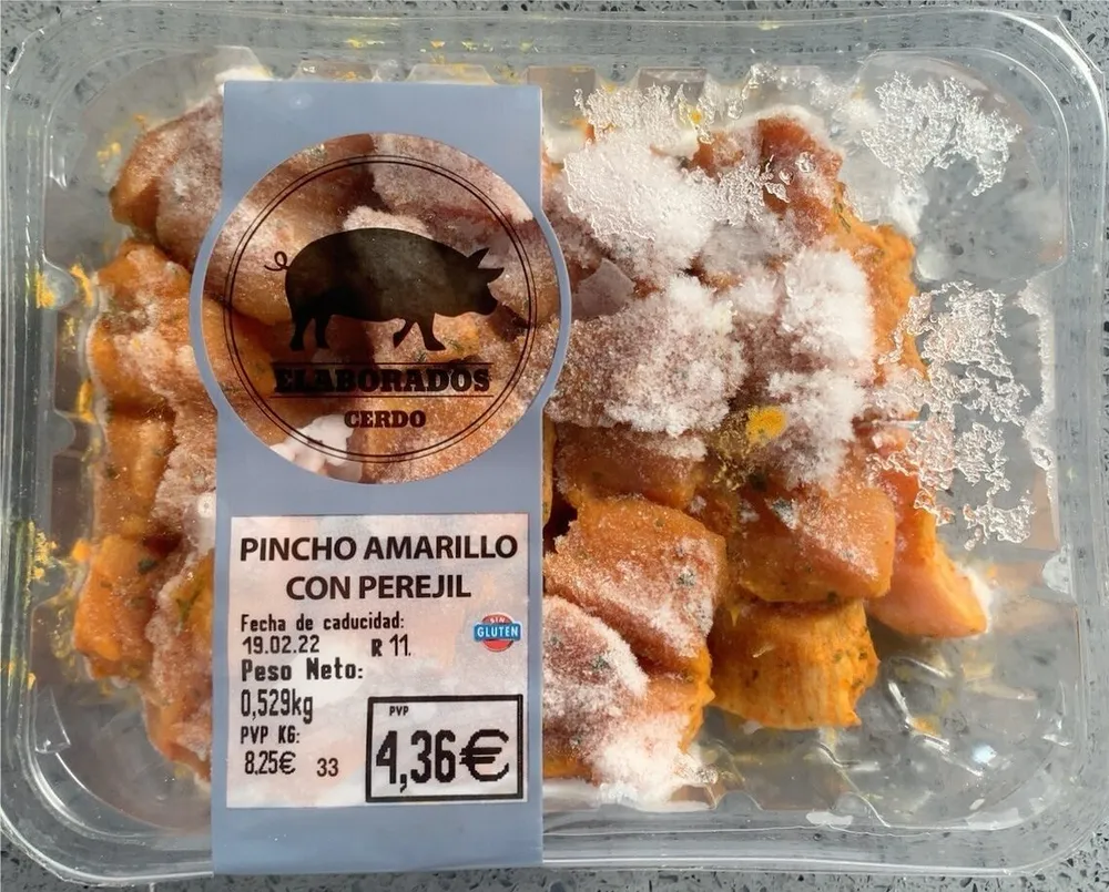Pincho amarillo con perejil