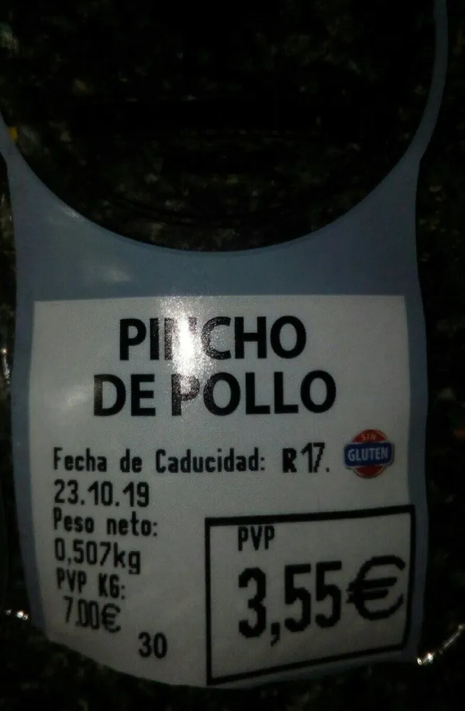 Pincho de pollo