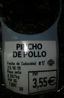 Pincho de pollo