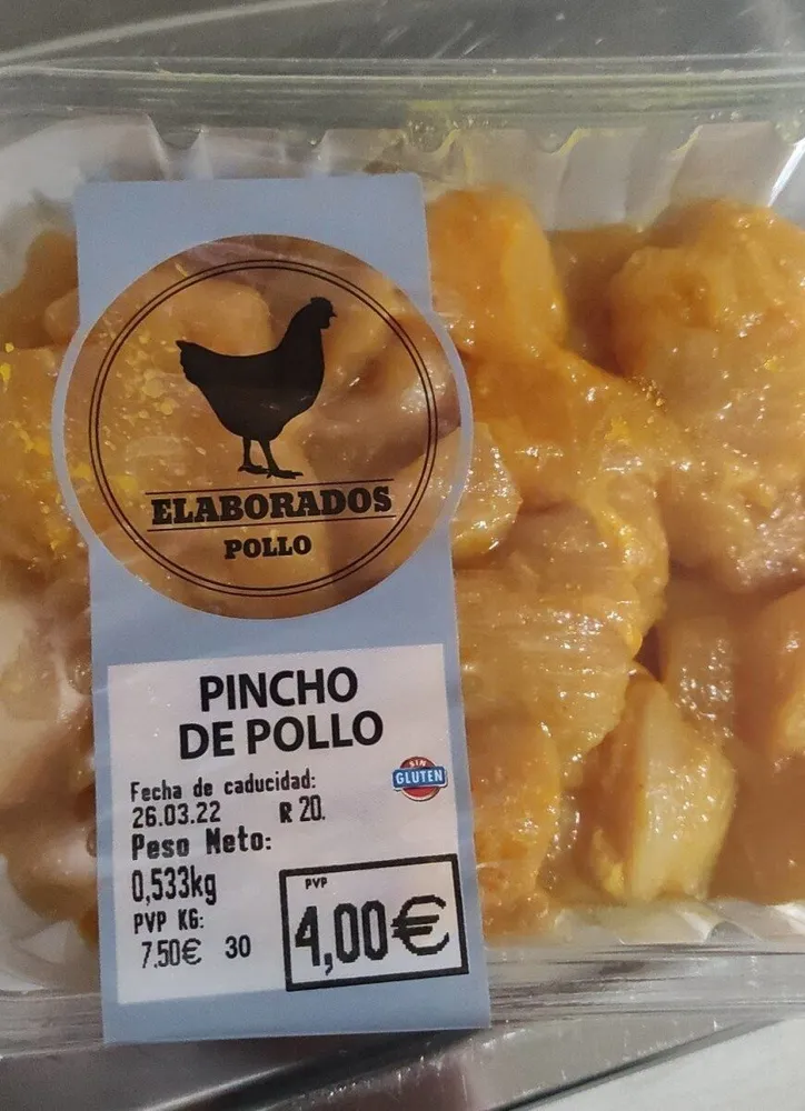 Pincho de pollo
