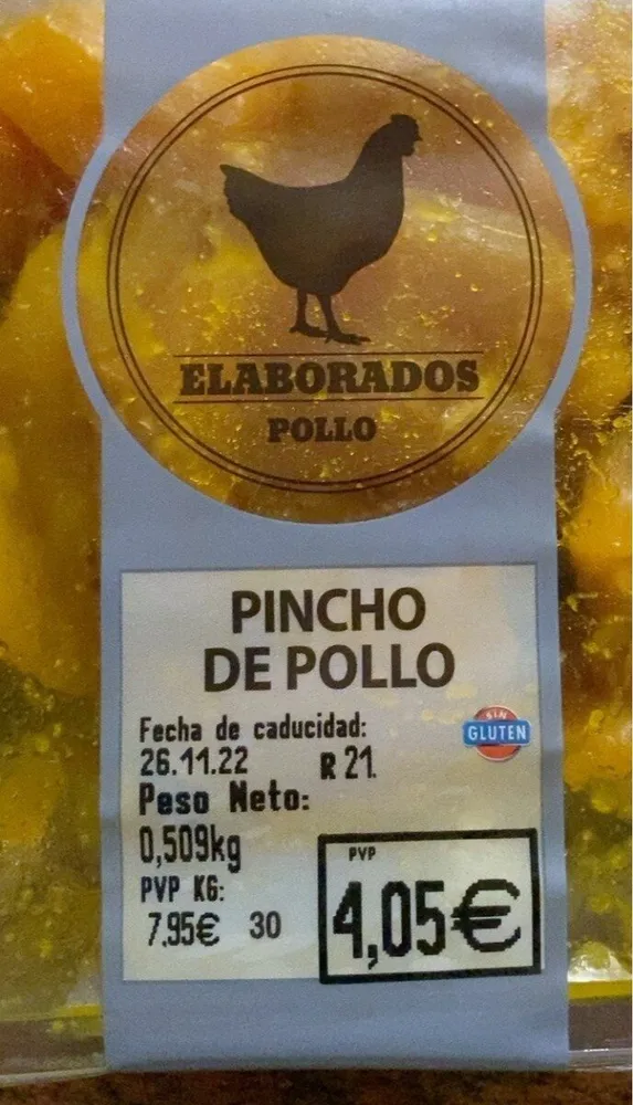 Pincho de pollo