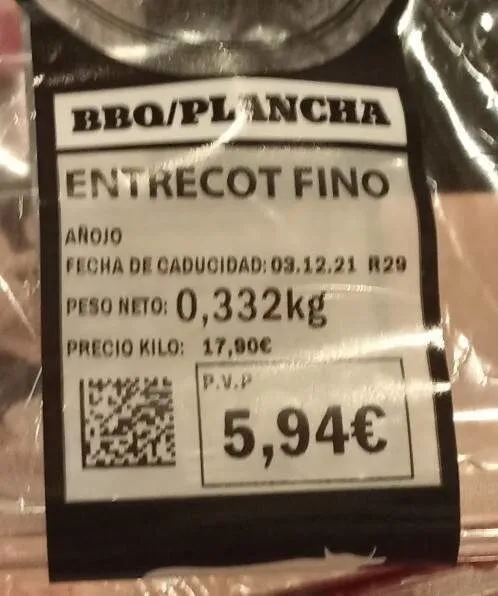 Entrecot fino