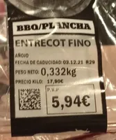 Entrecot fino