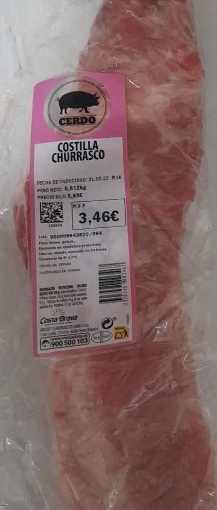 Costilla churrasco