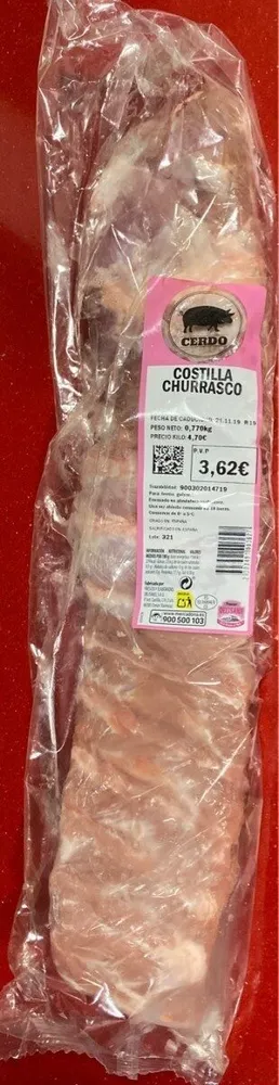Costilla churrasco