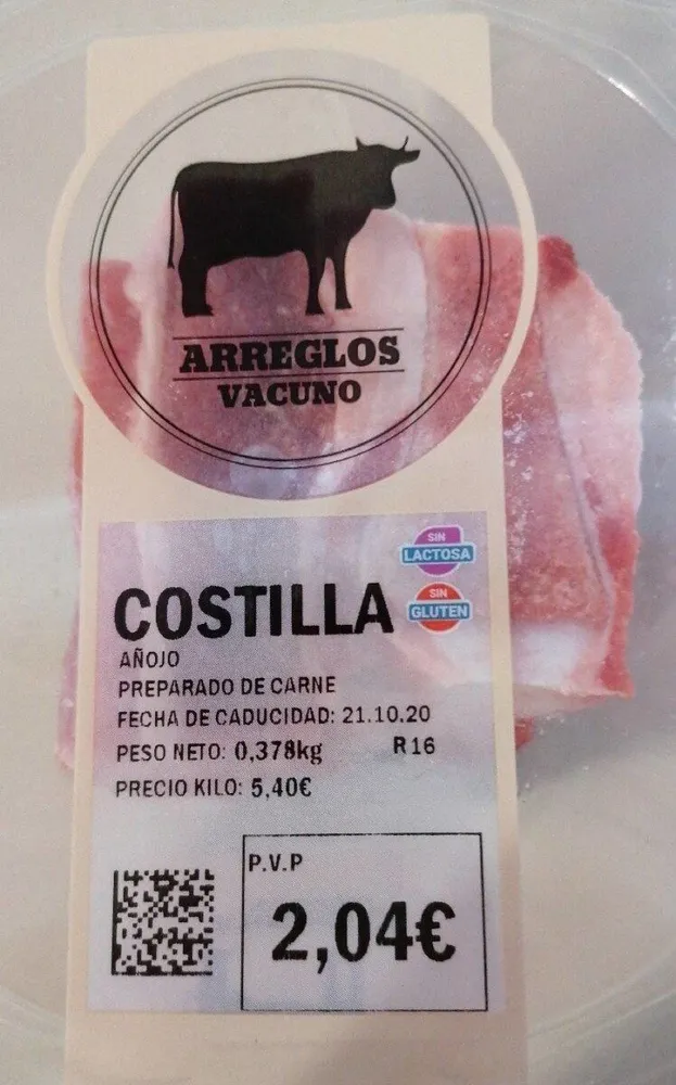 Costilla vacuno