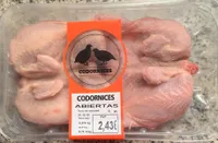 Codornices abiertas
