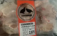 Codornices abiertas