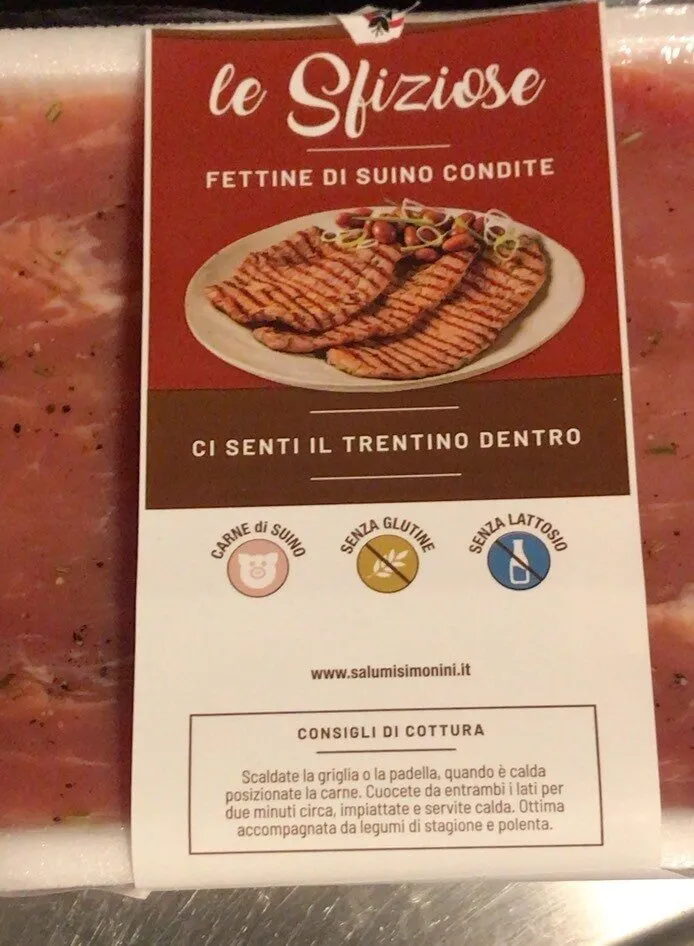 Fettine di suino condite
