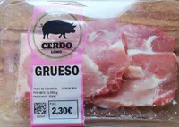 Lomo de cerdo. Grueso