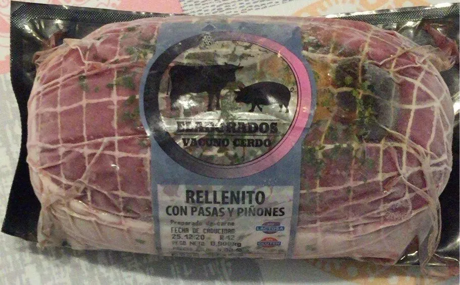 Rellenito con pasas y piñones