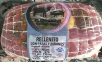 Rellenito de vacuno  con pasas y piñones