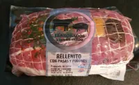 Rellenito con pasas y piñones