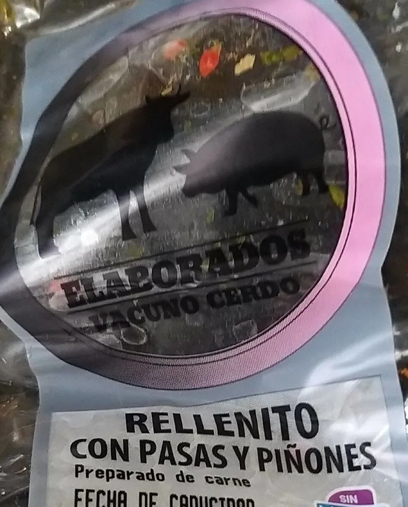 Rellenito con pasas y piñones
