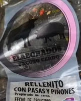 Rellenito con pasas y piñones
