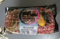 Rellenito con pasas y piñones
