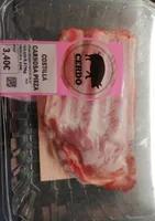 Costilla cerdo carnosa