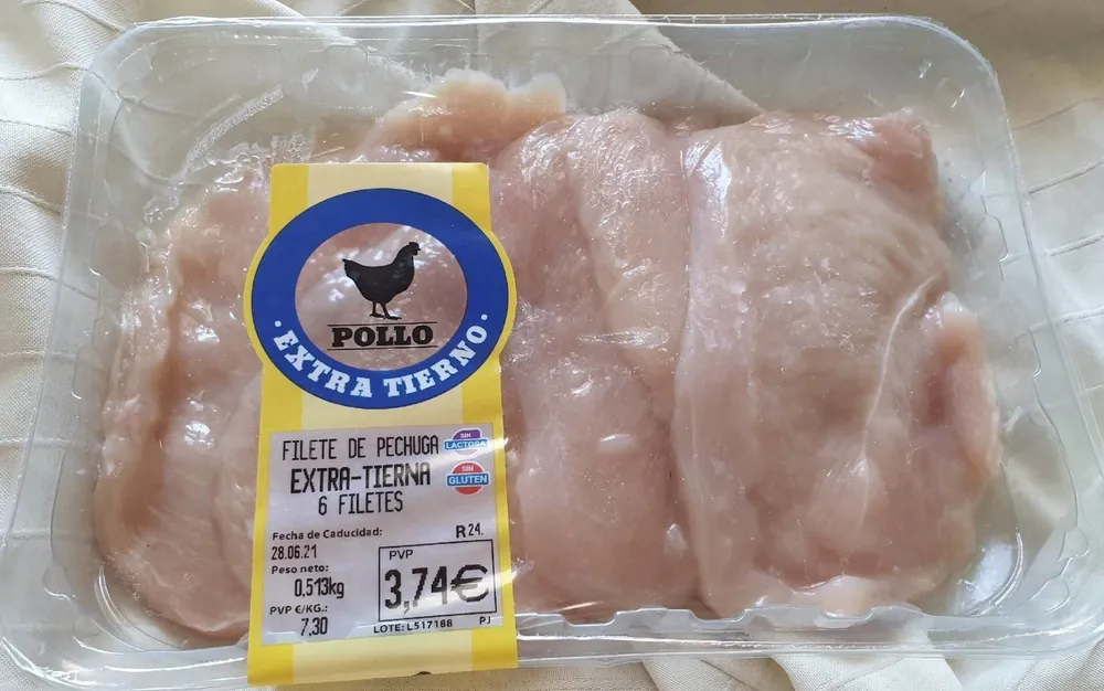 Filete de pechuga extratierna