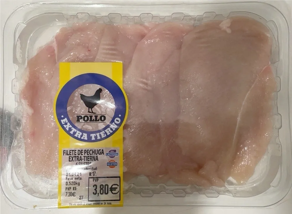 Pollo extra tierno