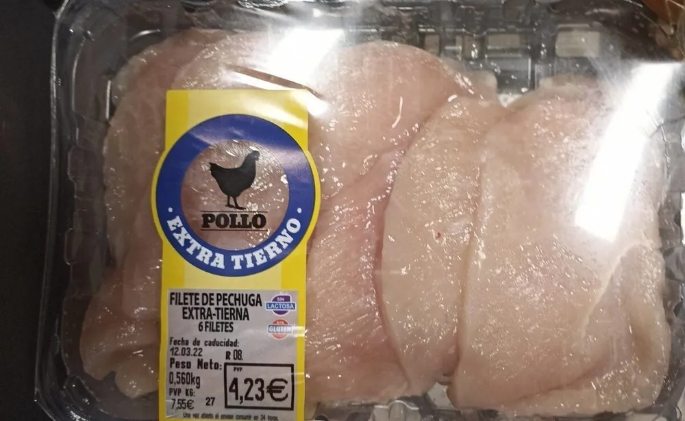 Pollo extra fino