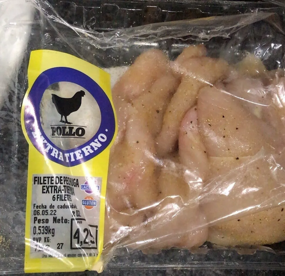 Pollo extra tierno