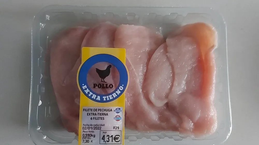 Filete de pechugas de pollo extra