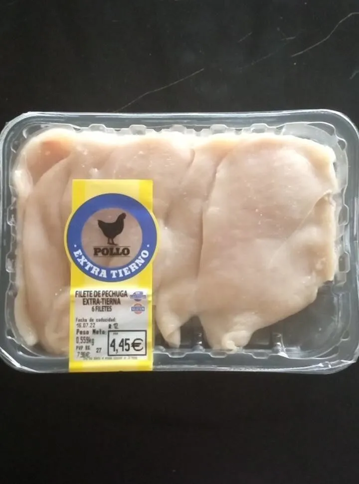 Pollo extra tierno